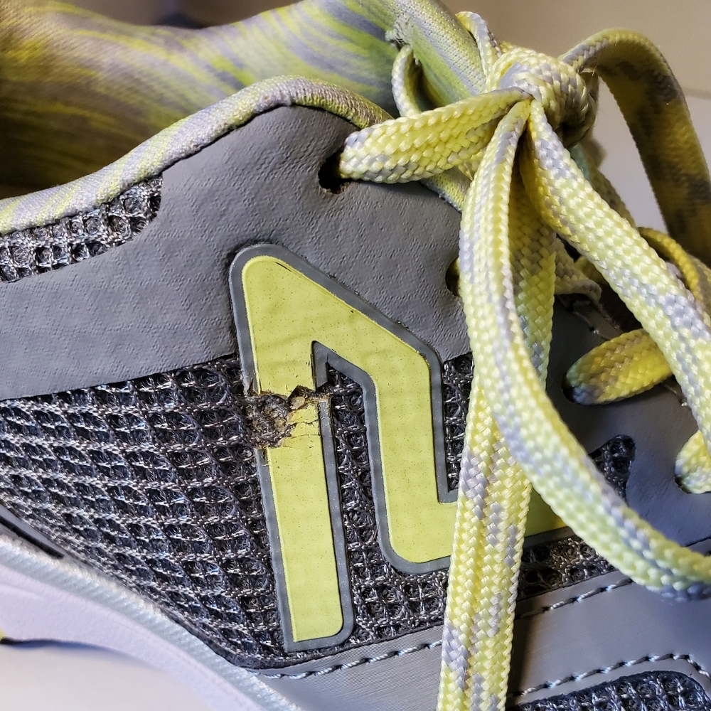 Vionic 335 Satima Sneakers Gray/Yellow Womens Size 7.5 - Picture 6 of 6